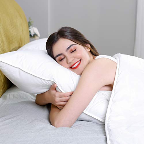 LANGRIA Luxury Hotel Collection Bed Pillows Plush Down Alternative