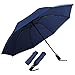 Doryum Automatic Travel Umbrella with Safe Auto Lock Design Windproof Folding Inverted Umbrella