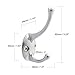 WEBI Coat Hooks,6 Hooks for Hanging,Heavy Duty Hat Hooks Wall Towel Hooks for Closet,Mudroom,Backpack,Chrome