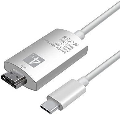 usb c to hdmi USB Type C to HDMI Male Cable Matters DP Alt Mode Matters 2M lenght(Thunderbolt 3 Compatible)Supports /4K60HZ ,for 2017MacBookPro/S8+Phone/Chromebook Pixel and more(white)