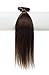 Emosa Clip in 100% Real Human Hair Extensions Straight Full Head #2 Dark Brown … (18'')