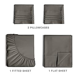 Full Size 4 Piece Sheet Set - Comfy Breathable