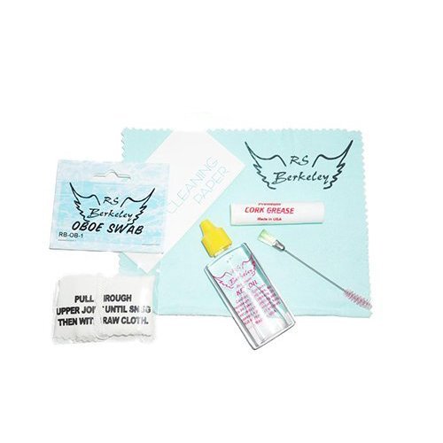 Band Camp Buddy for Oboe - with BONUS Music Stand Clip- Essential Travel Cleaning Care & Maintenance Pack for Oboe Players