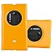 Cadorabo Case Works with Nokia Lumia 1020 in Jelly Yellow (Design Jelly) – Shockproof Scratch Resistant Gel Case Protective Shell Bumper Skin Back Cover