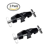 MALAB Lab Clamp Holder 2 Boss Heads Retort Stand Holder Die-Casting Aluminium 2 Pcs