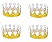 Playo Gold Foil Crowns – Pack of 12 Gold King Crowns – Perfect for King Costume accessories