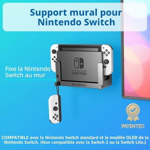 Support mural pour Nintendo Switch