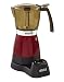 IMUSA USA B120-60008 Electric Espresso/Moka Maker, 3-6 Cups, Red