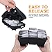 Ice Cube Trays, 2 Pack Easy Release Silicone Ice Trays - Large Square Cocktail Ice Cube Molds and Sphere Round Whiskey Ice Ball Maker for Chilling Bourbon Whiskey, Cocktail, Beverages