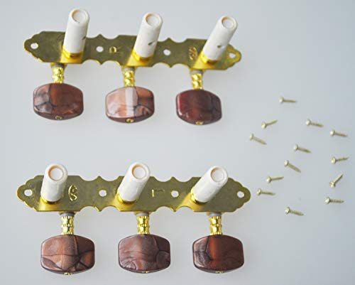 Algol - Classical Guitar Tuning Pegs Machine Heads Tuner Brown