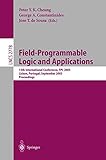 Field Programmable Logic and Applications: 13th International Conference, FPL 2003 Lisbon, Portugal, September 1-3, 2003 Proceedings (Lecture Notes in Computer Science) by Peter Y.K. Cheung, Georg A. Constantinides