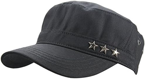 Mens Cotton Stars Flat Top Military Army Travel Sports Sun Baseball Hat Cap Hats