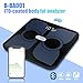 Bathroom Smart scale Fat Scale Analyzer, Digital Weighing scales - Wireless Smart Body Scale Composition Monitor Compatible Weight, Fat, Water, BMI, BMR, Muscle Mass with App Tracker