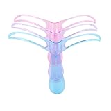 Ofanyia 3 Pcs Eyebrow Template Stencil Grooming DIY Shape Makeup Tool Random Color