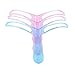 Ofanyia 3 Pcs Eyebrow Template Stencil Grooming DIY Shape Makeup Tool Random Color