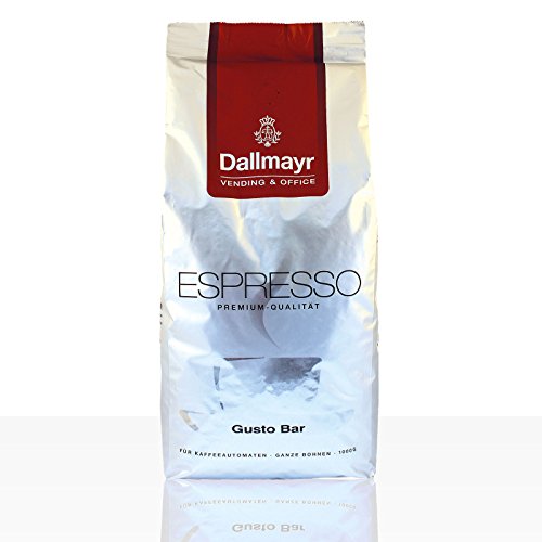 Dallmayr Espresso Gusto Bar - 8 x 1kg ganze Kaffee-Bohne