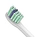 Brushmo e-Series Total Clean Replacement Toothbrush Heads, Compatible with Philips Sonicare Screw-on Electric Toothbrush Handles, 6 Compact Heads, Medium Firm Dupont Bristles, BM716, White