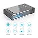 TOUMEI Video Projector, 3D DLP 1080P HD, 3800 Lumens, Wireless Screen Share for iOS iPhone iPad Android Bluetooth 4.0 Keystone Correction, HDMI/TF/USB, No Built-in battrery, with Free 3D Glasses