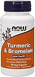 NOW Foods - Turmeric & Bromelain 90 vcaps