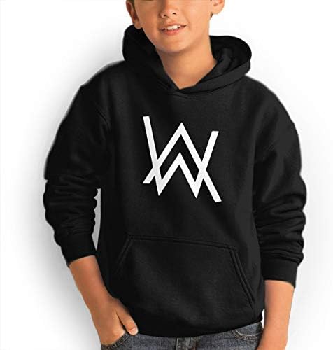 Don Washington Alan Walker Logo Teen Hoodies Fashion Sweatshirts Pullover Black