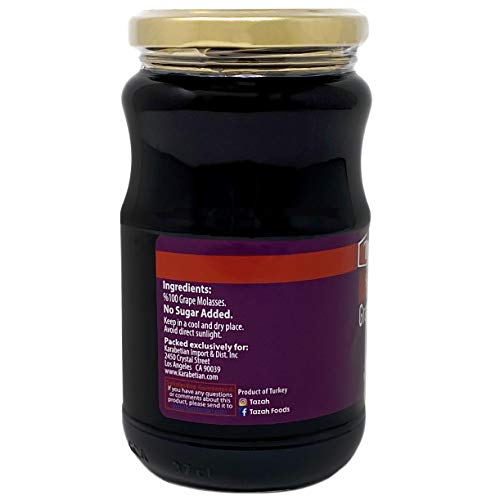 Tazah Grape Molasses Superior Quality 16 Ounce