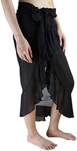 Women's Swimwear Cover Up Chiffon Sarong Pareo Beach Swimsuit Wrap