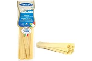 Giusto Sapore Italian Pasta - Pappardelle 454g - Premium Organic Bronze Drawn Durum Wheat Semolina Gourmet Pasta Brand - Imported from Italy and Family Owned