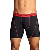 EXOFFICIO Men's Give-N-Go Mesh Boxer Briefs, 6 In. Black L