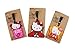 Set of 3 - Super Cute Kawaii Cartoon Silicone Travel Luggage ID Tag for Bags (Hello Kitty 3)
