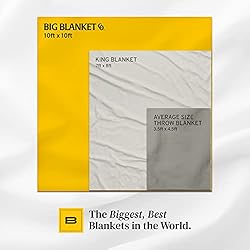 Big Blanket Co Original Stretch Black | Extra Large