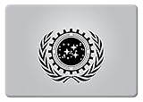 Star Trek Flag of the United Federation of Planets Macbook Decal Vinyl Sticker Apple Mac Air Pro Retina Laptop sticker