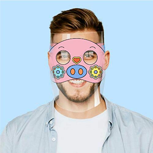 IHHI DIV-Christmas Face_Masks for Adults, you can DIV pictures (Without eyes-blue)