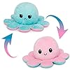 JUNIORE-Reversible-Octopus-Double-Sided-Flip-Octopus-Doll-Small-Stuffed-Animal-Cute-Reversible-Plush-Toy-for-Kids-Boys-Girls-Infants-Adults-Teens-Mood-Plush-Emotions-Pink-Light-Blue JUNIORE Flip Octopus - Double Sided Reversible Octopus Doll Small Stuffed Animal Cute Flip Plush Toy for Kids Boys Girls…