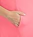 Simlu Coral Pink T Shirt Dress Plain Basic Casual Summer Dress with Pockets Cute Short Pink Dress, 3X