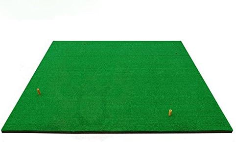 Golf Hitting/Practice Mat 5'x5', Golf Chipping and Driving Range Swing Mat (Standard Golf Hitting Mat)