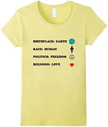 Womens Part Of The Human Condition T Shirt XL Lemon