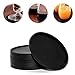 Drink Coasters Set of 8, Alotpower Silicone Coasters Soft Coaster Black Protect Your Furniture From Spills, Scratches and Damage, Fits Any Size of Drinking Glasses