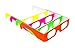Paper Diffraction Glasses for Lights, Festivals, Raves (Assorted Neon, 50 Pairs)