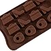 15 Cavity Unique Women Bag High Heeled Shoes Nail Polish Bottle Silicone Chocolate Candy Ice Soap Molds Moulds for Handmade DIY Products