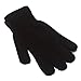 IT'S RIDIC! Warm Knitted Stretch touchscreen/texting winter gloves with a soft texture. Just thick enough to not be bulky. Black