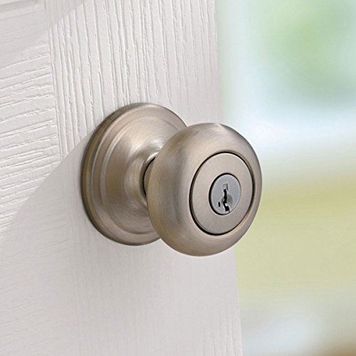 Kwikset Juno Keyed Entry Door Knob with Microban Antimicrobial
