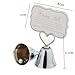 JZK 20 Sliver Bell Wedding Kissing Bell Card Holder Photo Holder memo Holder Place Holder for Wedding Birthday Baby Shower Christmas Party