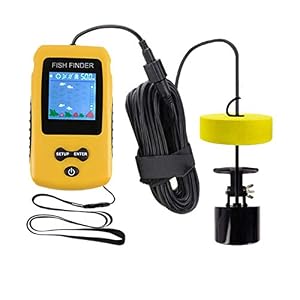 Snowinspring Sonar Portable Sondeur De Pêche Leurre De Pêche écho Sondeur Détecteur De Pêche Sans Fil Détecteur De Poisson En Plein Air Lac Pêche En Mer