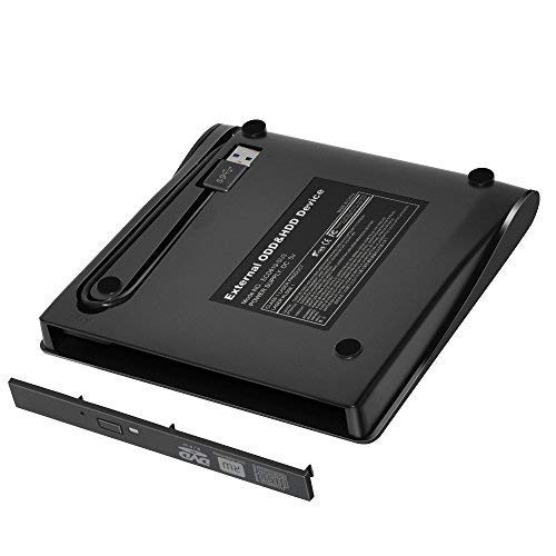 image for Baijixin External USB 3.0 Enclosure Case for Slim 9.5mm SATA Optical C