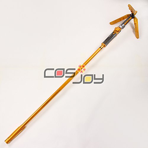 75" OW Mercy's Wand in Golden Cosplay Prop -1575