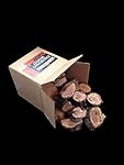 Cooking Wood Chunks - USDA Certified Kiln Dried Smoak Firewood (Peach, 6-8 lbs)