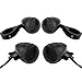 4X 20 LED Black Smoke Front Rear Turn Signal Fog Light 41mm Relocation Fork Clamp For Harley Motorcycle Cruiser Chopper Bobber