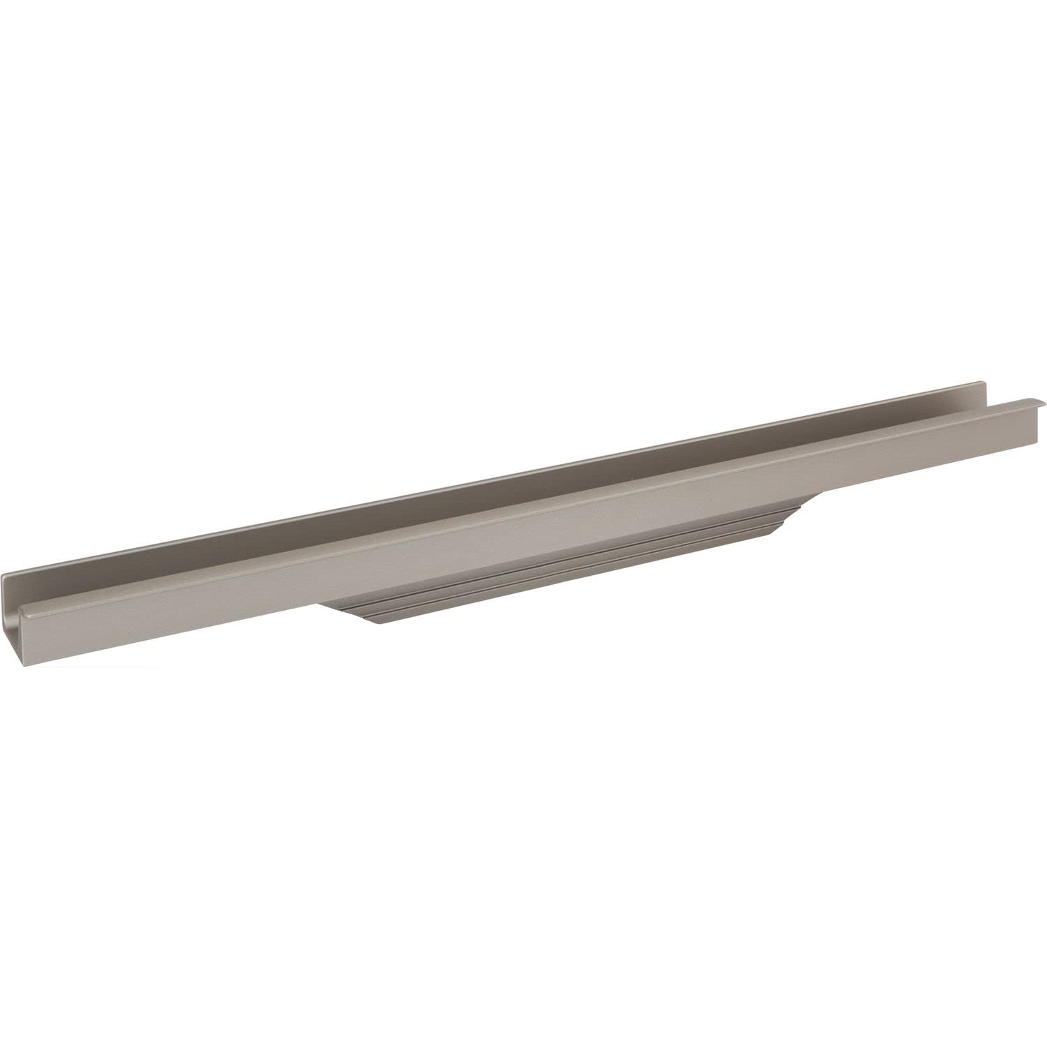 Schüco Accuride 100005380 245 mm, Stainless Steel Effect Handle Strip Prego Cabinet Door Handle, Profile Strip for Milling for Furniture Fronts Aluminium