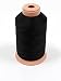 All Purpose Extra Strong Heavy Duty Bonded Black Sewing Thread Great for Quilting,Upholstery, Leather, Denim and Marine Products. T70#69 210D/3PLY 1400 Yards. primary