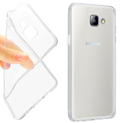 Galaxy A9 Case, Galaxy A9 Pro Case, MicroP(TM) Nature TPU Soft Cover Crystal Case Clear Skin Soft Case Sl Case for Samsung Galaxy A9 Pro - Retail Packaging (Clear TPU)